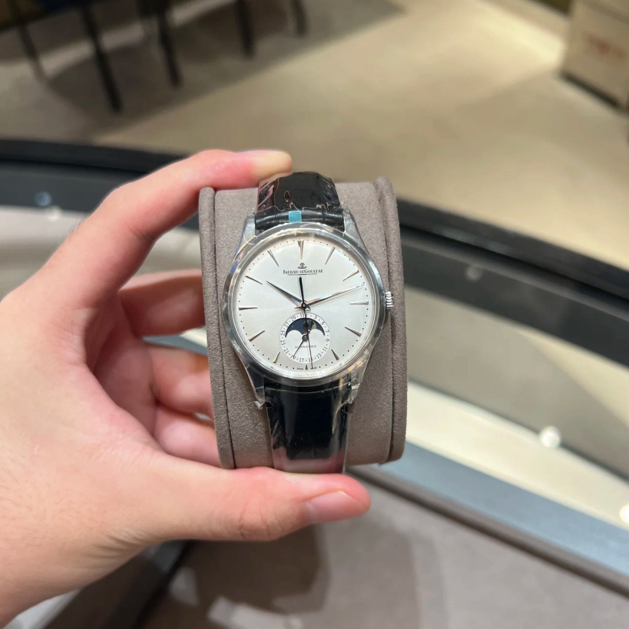 Moon Phase Master Men's Fully Automatic Fake Mechanical Watch Douyin Video Number Source Factory Supply Live Broadcast Hot Style