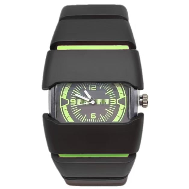 Millennium Retro Style Luminous Quartz Watch Niche Y2K Style Nostalgic Trendyy Wear Watch