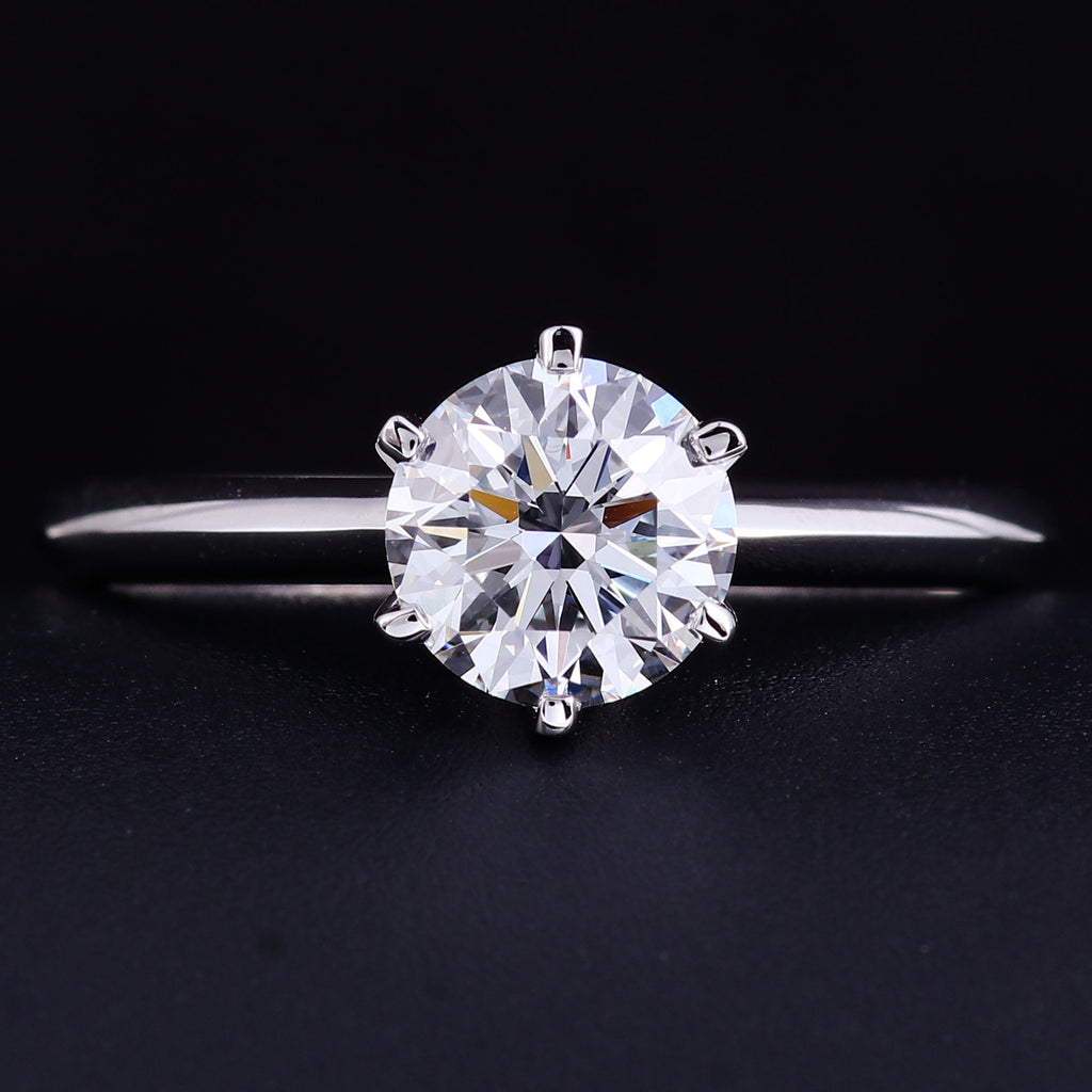 Cultivated Diamond Ring, High-End Diamond Diamond Ring That Does Not Fade, 18K Gold Artificially Cultivated Diamond Ring, Drop Shipping