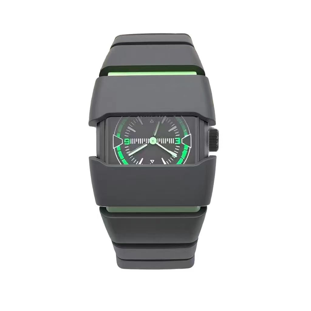 Millennium Retro Style Luminous Quartz Watch Niche Y2K Style Nostalgic Trendyy Wear Watch